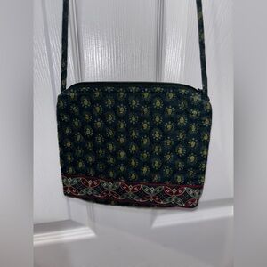 Vera Bradley Classic Green crossbody Purse Retired